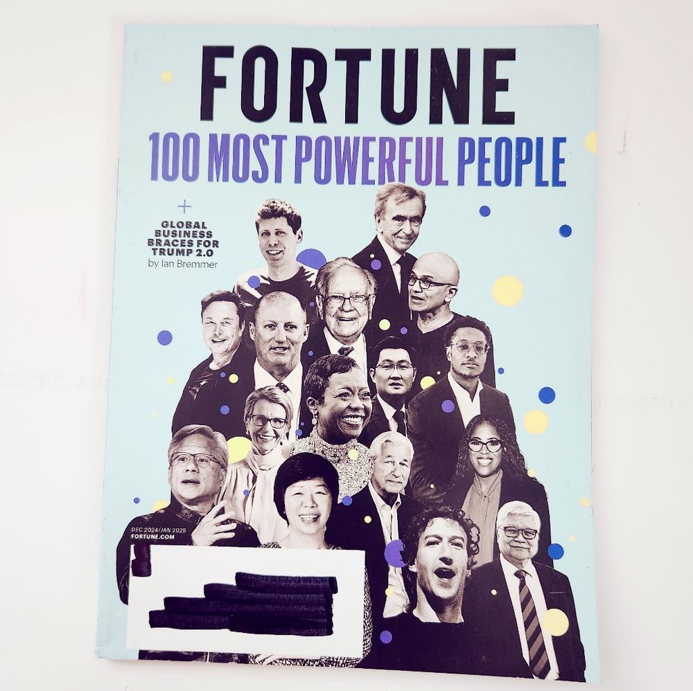 🍭7/$15 Fortune Magazine December 2024/January 2025 100 Most Powerful People
